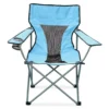 Sky Blue Folding Quad Chair With Carrying Bag -Garden Oasis 810372016