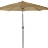 9' Khaki Tilt Market Patio Umbrella -Garden Oasis 810379194