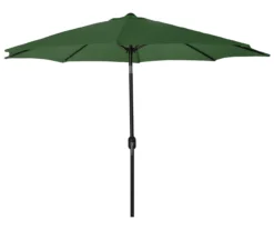 9' Shamrock Green Steel Market Patio Umbrella