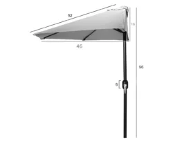 Aruba Blue Half-Round Market Patio Umbrella -Garden Oasis 810379199 810379200 810379201 810379202 810379203 810467269 810467270 810467271 81046 7Qg7r8dPX6 5