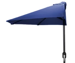Jordan Manufacturing Half-Round Market Patio Umbrella -Garden Oasis 810379200