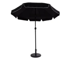 Real Living 7.5' Round Tilt Cafe Patio Umbrella -Garden Oasis 810412492 3 1