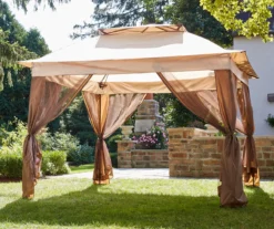 Real Living Pop-Up Canopy With Netting, (11' X 11') -Garden Oasis 810416871 3