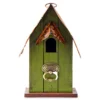 Rustic Green Wood Birdhouse -Garden Oasis 810429066
