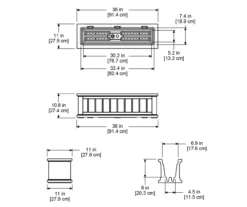 Mayne Inc. Cape Cod 3' Window Box -Garden Oasis 810440401 5