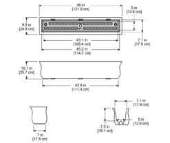 Mayne Inc. Valencia 4' Window Box -Garden Oasis 810440430 4
