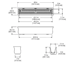 Mayne Inc. Valencia 4' Window Box -Garden Oasis 810440431 5