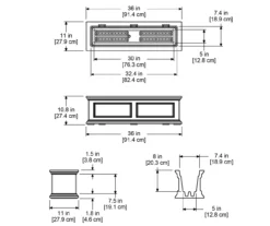 Mayne Inc. Fairfield 3' Window Box -Garden Oasis 810440443 5