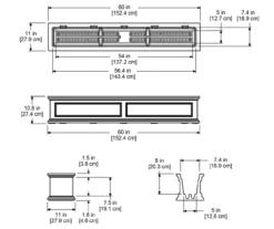 Mayne Inc. Fairfield 5' Window Box -Garden Oasis 810440452 6