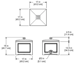 Mayne Inc. Fairfield Garden Hose Bin -Garden Oasis 810440520 3