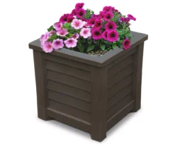 Mayne Inc. Lakeland 16" Square Planter -Garden Oasis 810440544 2