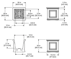 Mayne Inc. Nantucket Planter -Garden Oasis 810440577 4
