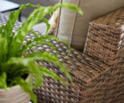 Broyhill Eagle Brooke All-Weather Wicker Cushioned Patio Sofa -Garden Oasis 810452032 810452033 810496528 1