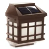 Brown 5x LED Solar 4-Piece Deck Light Set -Garden Oasis 810453363 1