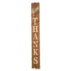 "Give Thanks" Wood Panel Porch Leaner Sign -Garden Oasis 810454711 2
