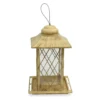 Yellow Metal Lantern Bird Feeder -Garden Oasis 810454755