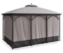 Somerset Gazebo Replacement Curtain Set -Garden Oasis 810461207 2