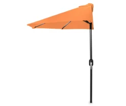 Jordan Manufacturing Half-Round Market Patio Umbrella -Garden Oasis 810467271 1