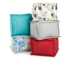 Jordan Manufacturing 20" Square Outdoor Pouf -Garden Oasis 810467520 810467560 810467578 810467581 810467582