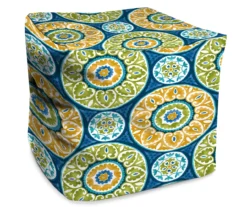 Jordan Manufacturing 18" Square Outdoor Pouf -Garden Oasis 810467538