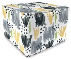 Jordan Manufacturing 20" Square Outdoor Pouf With Welt Trim -Garden Oasis 810467557