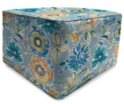 Jordan Manufacturing 18" Square Outdoor Pouf With Welt Trim -Garden Oasis 810467565