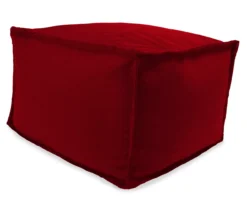 Jordan Manufacturing 25" Rectangular Outdoor Pouf -Garden Oasis 810467586