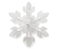 Clear Snowflake Light Set, 5-Count -Garden Oasis 810472882 2
