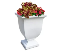 Mayne Inc. Augusta Tall Planter -Garden Oasis 810472984 3 1