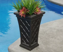 Mayne Inc. Georgian Tall Planter -Garden Oasis 810472987