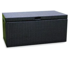 All-Weather Wicker 48-Gallon Storage Deck Box -Garden Oasis 810478126 11