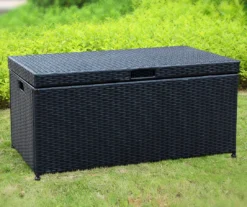 All-Weather Wicker 48-Gallon Storage Deck Box -Garden Oasis 810478126