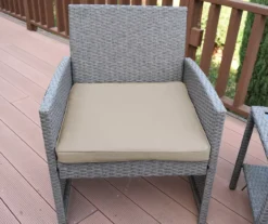 Mirabelle 3-Piece Cushioned Patio All-Weather Wicker Chat Set -Garden Oasis 810478140 4