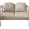 Aurora Pines All-Weather Wicker Cushioned Patio Loveseat -Garden Oasis 810494464 1