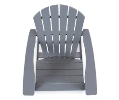 Wood-Look Outdoor Adirondack Chair -Garden Oasis 810500175 3 2