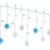 Cool White & Blue Sparkling Star LED Icicle Light Set With White Wire, 30-Lights -Garden Oasis 810524289 1