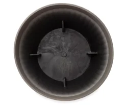 Stone Round Vertical Stripe 2-Piece Plastic Planter Set -Garden Oasis 810525066 4