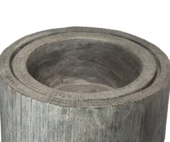 Spiral Waterfall LED Water Fountain & Planter -Garden Oasis 810525097 5