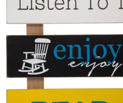 "Porch Rules" Panel Wall Decor -Garden Oasis 810525491 5