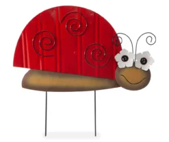 Turtle, Ladybug & Snail Stackable Yard Stake Set -Garden Oasis 810525501 4