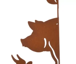 Farmhouse Animals 3-Piece Yard Stake & Wall Decor Set -Garden Oasis 810525505 6