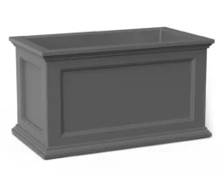 36" Fairfield Graphite Gray Square Planter -Garden Oasis 810526447 3