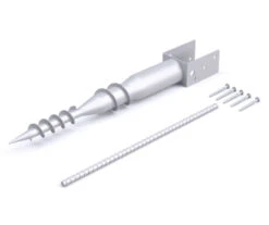 Steel No-Dig Ground Anchor