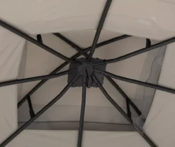 Gray & Black 2-Tier Gazebo, (10.5' X 13') -Garden Oasis 810527850 3