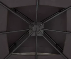 Brown & Tan 2-Tier Gazebo, (10.5' X 13') -Garden Oasis 810527851 10