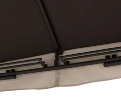 Brown & Tan 2-Tier Gazebo, (10.5' X 13') -Garden Oasis 810527851 7