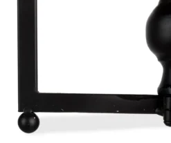 Black Metal 2-Piece Candle Lantern Set -Garden Oasis 810528187 4