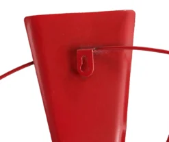 28.5" Red Metal Windmill Wall Decor -Garden Oasis 810528189 4