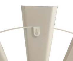 Beige Half Windmill Wheel Wall Decor -Garden Oasis 810528190 6