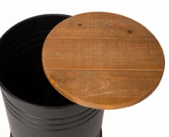 Farmhouse Barrel Storage Stools, 2-Pack -Garden Oasis 810528258 4